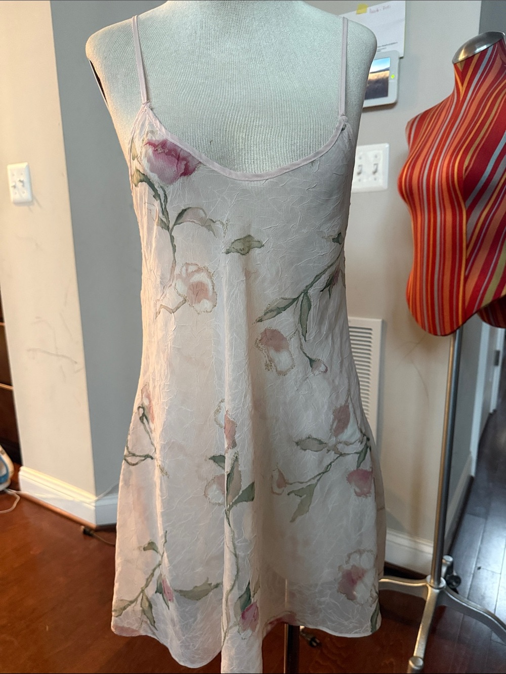 Vintage Crinkle Night Slip Sz Sm